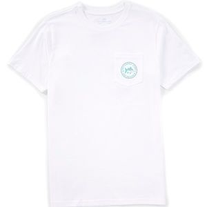 Pink and mint green southern tide t shirt